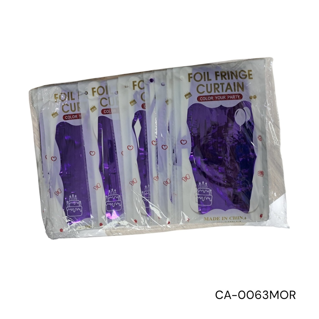 CORTINA 200X100CM 12PZ MORADO