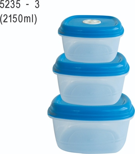 [5235-3] ENVASE SET 3PCS 2.15LITROS/2150ML