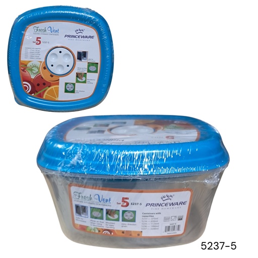 [5237-5] ENVASE SET 5PCS 7.25L/ 7250ML