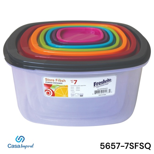 [5657-7SFSQ] ENVASE SET 7PCS