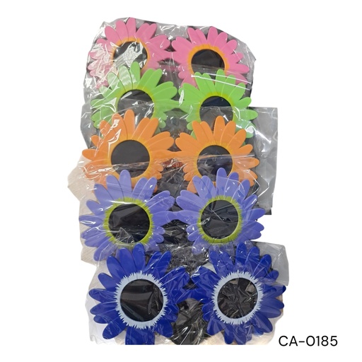 [CA-0185] LENTE FLOR COLOR SURTIDO