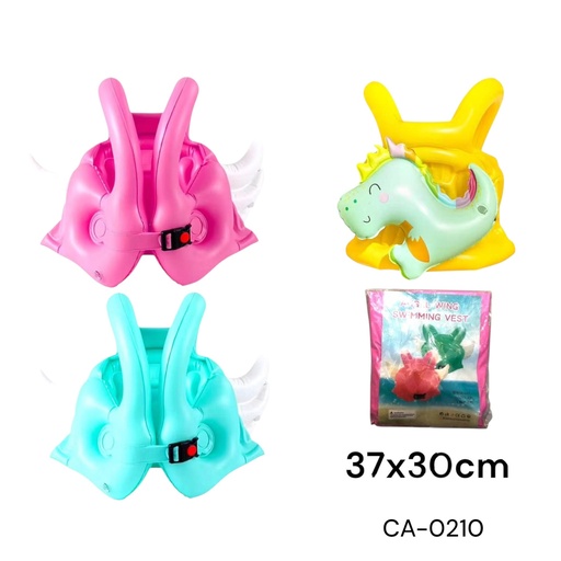 [CA-0210] FLOTADOR CHALECO 37X30CM 3 COLOR