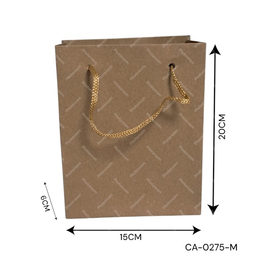 [CA-0257-M] BOLSA MANILA 15X6X20